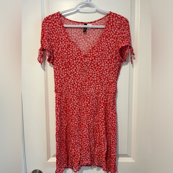 H&M red summer dress - Picture 1 of 2